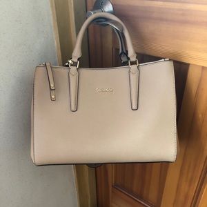 Calvin Klein Saffiano Satchel